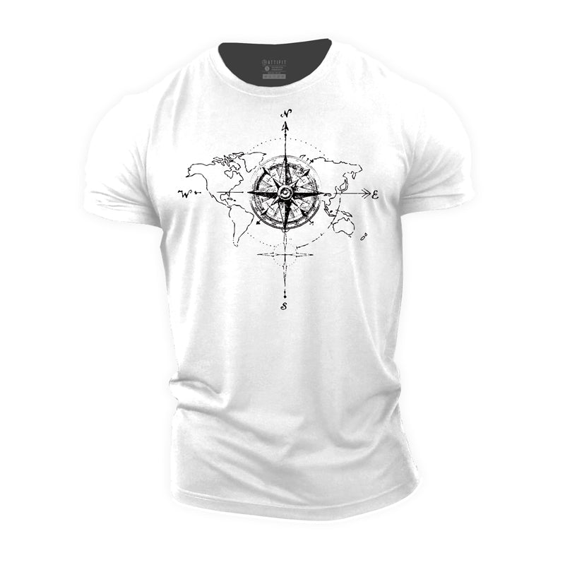 Compass Cotton T-Shirt
