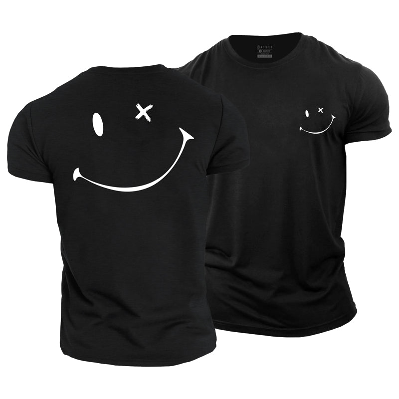 Happy Face Cotton T-Shirt