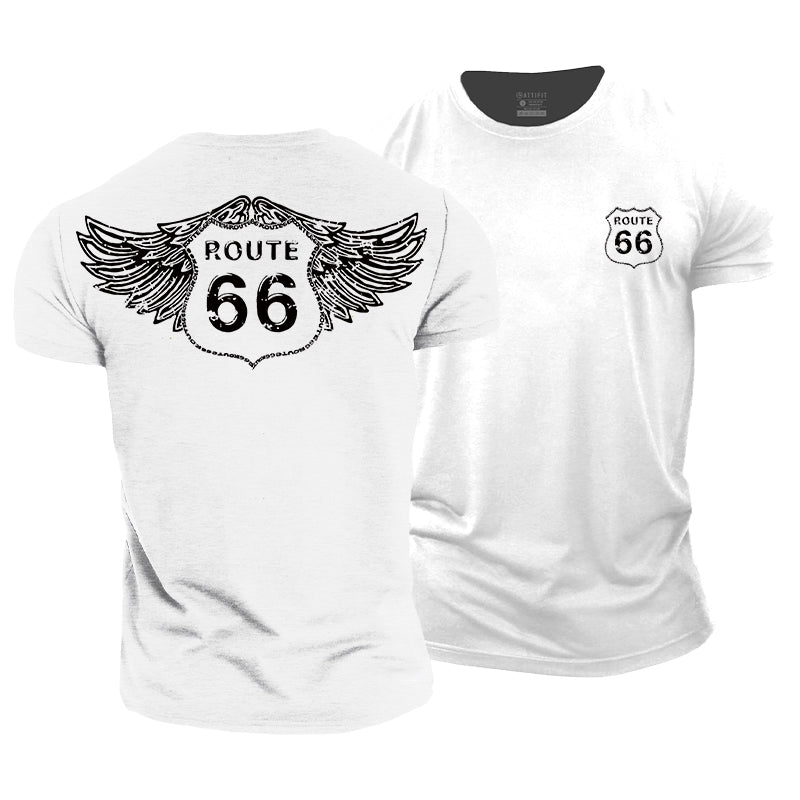 Cotton Route 66 Men's T-shirts