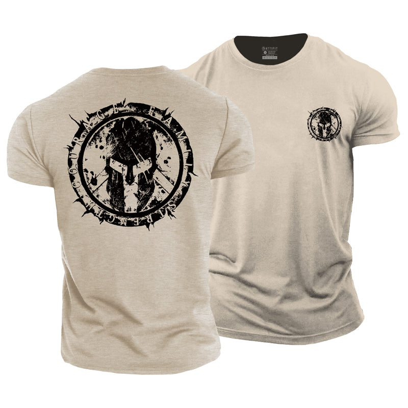 Spartan Crest Cotton T-Shirt