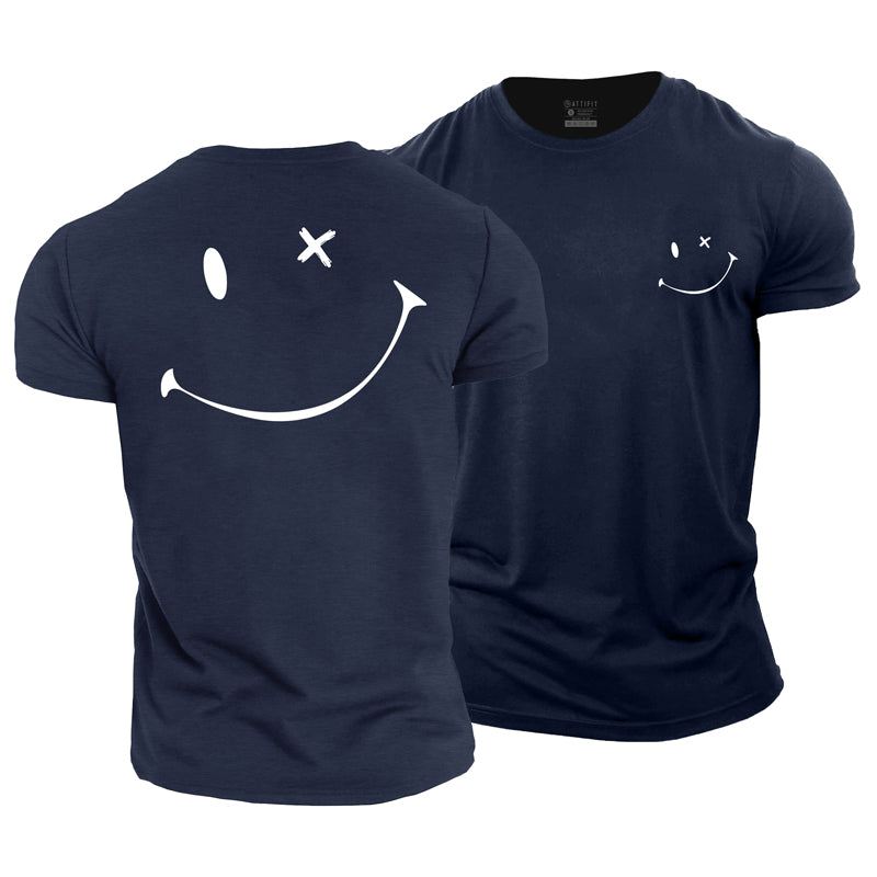 Happy Face Cotton T-Shirt