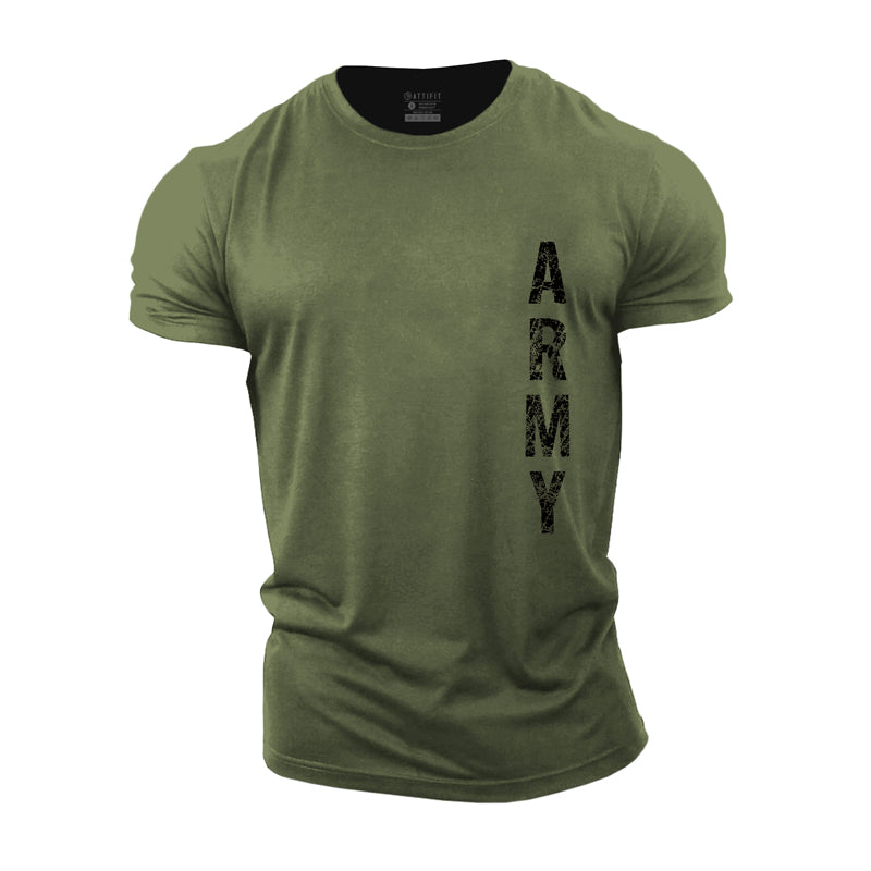 Baumwoll-Armee-T-Shirts für Herren