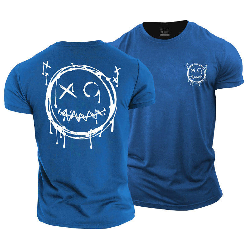 Beaming Visage Cotton T-Shirt