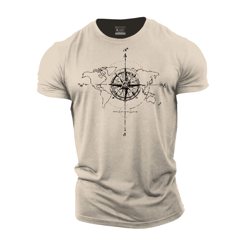 Compass Cotton T-Shirt