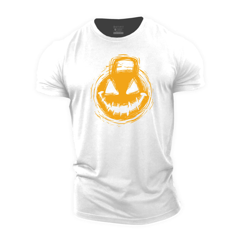Smiley Kettlebell Cotton T-Shirt