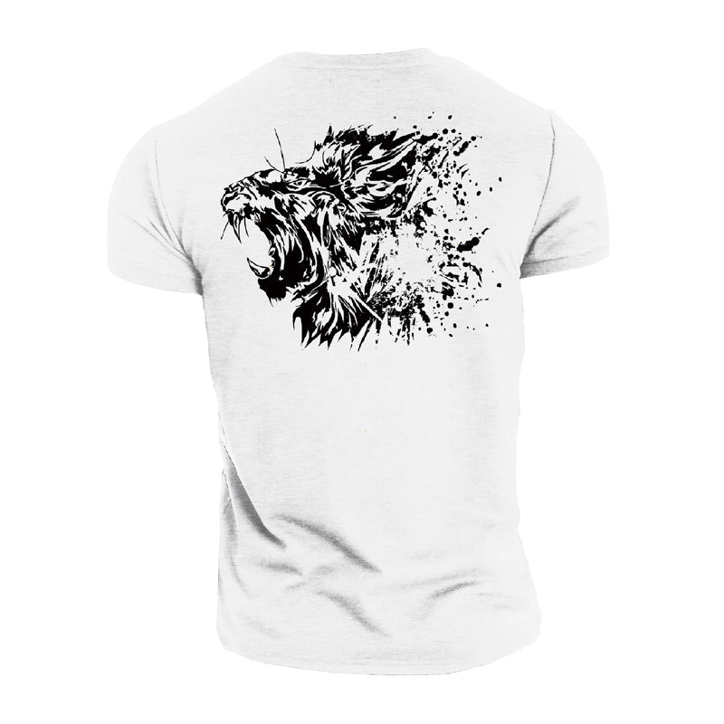 Lion Men's Cotton T-Shirt