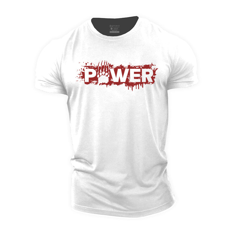 Cotton Power Graphic Men's T-shirts