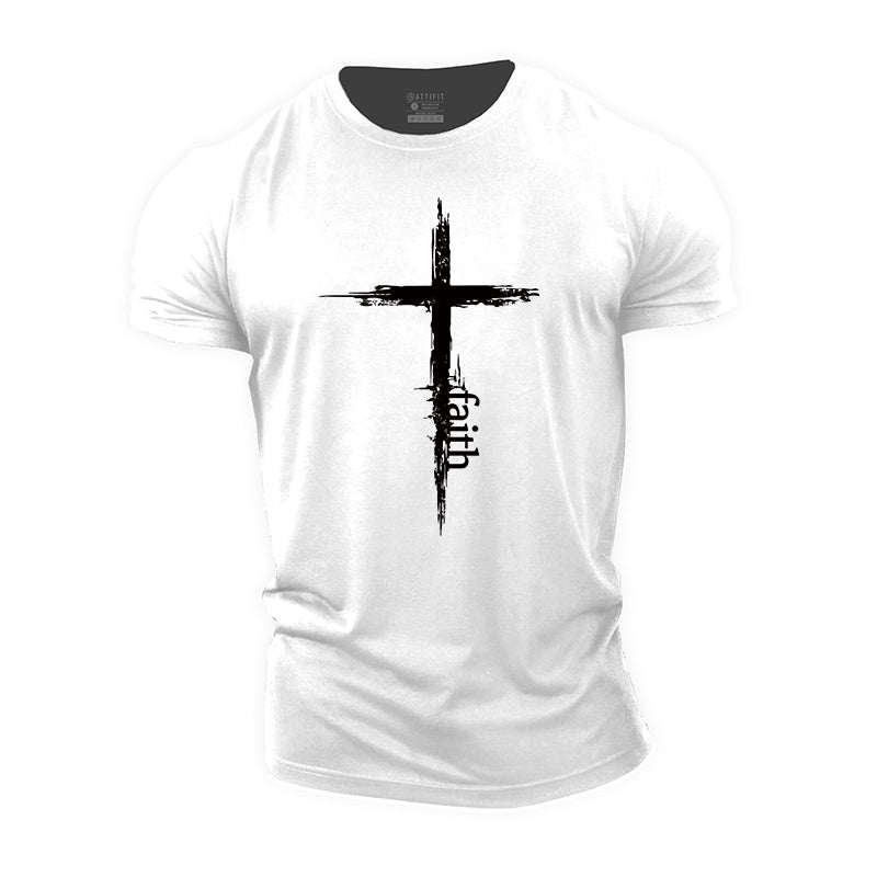 Cross Faith | Faith Cross Graphic Men's Cotton Tee