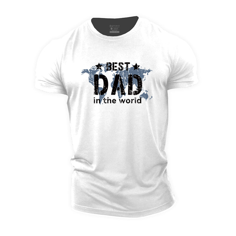 Best Dad Men's Fitness T-shirts