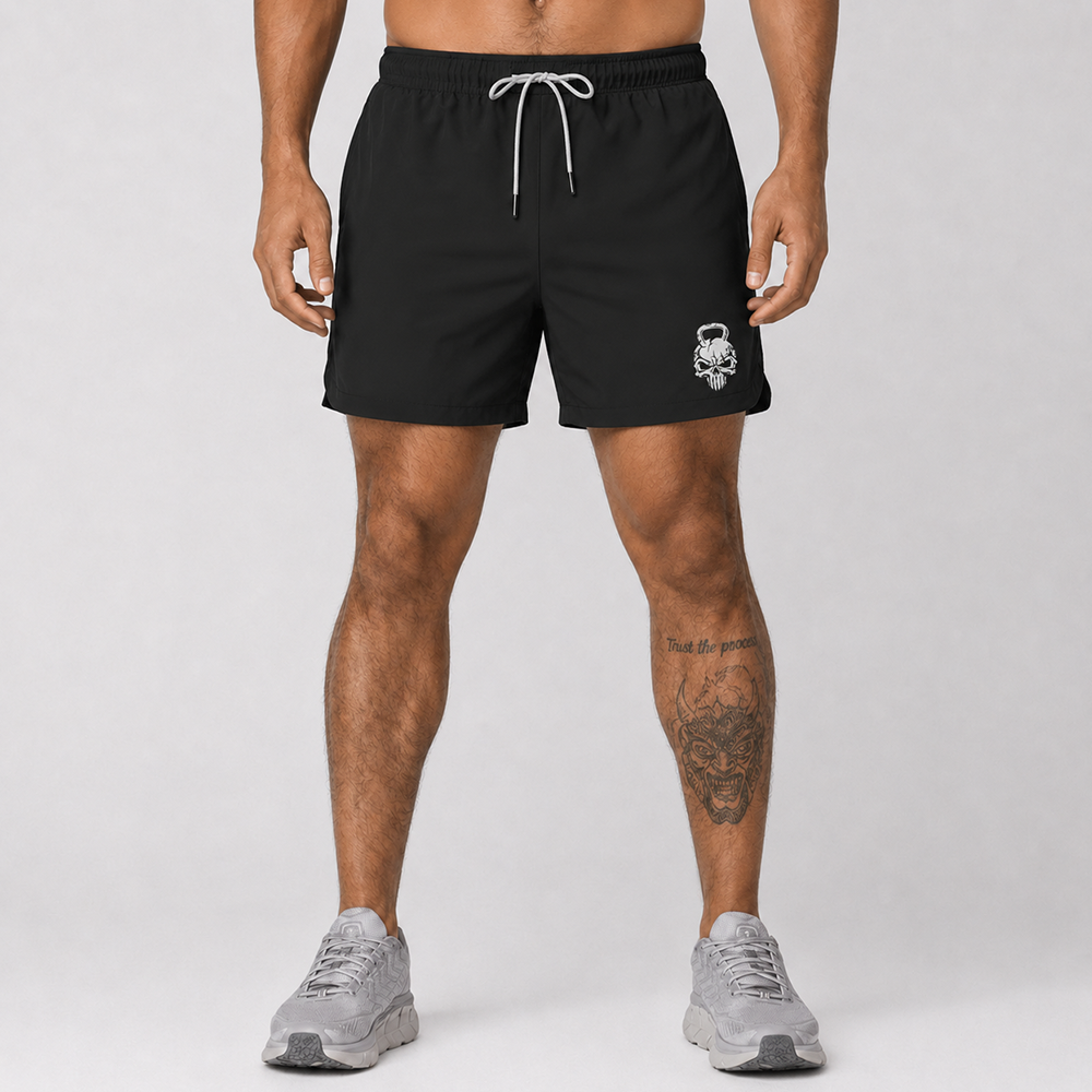 Dumbbell Skull 5-Inch Quick-Dry Shorts