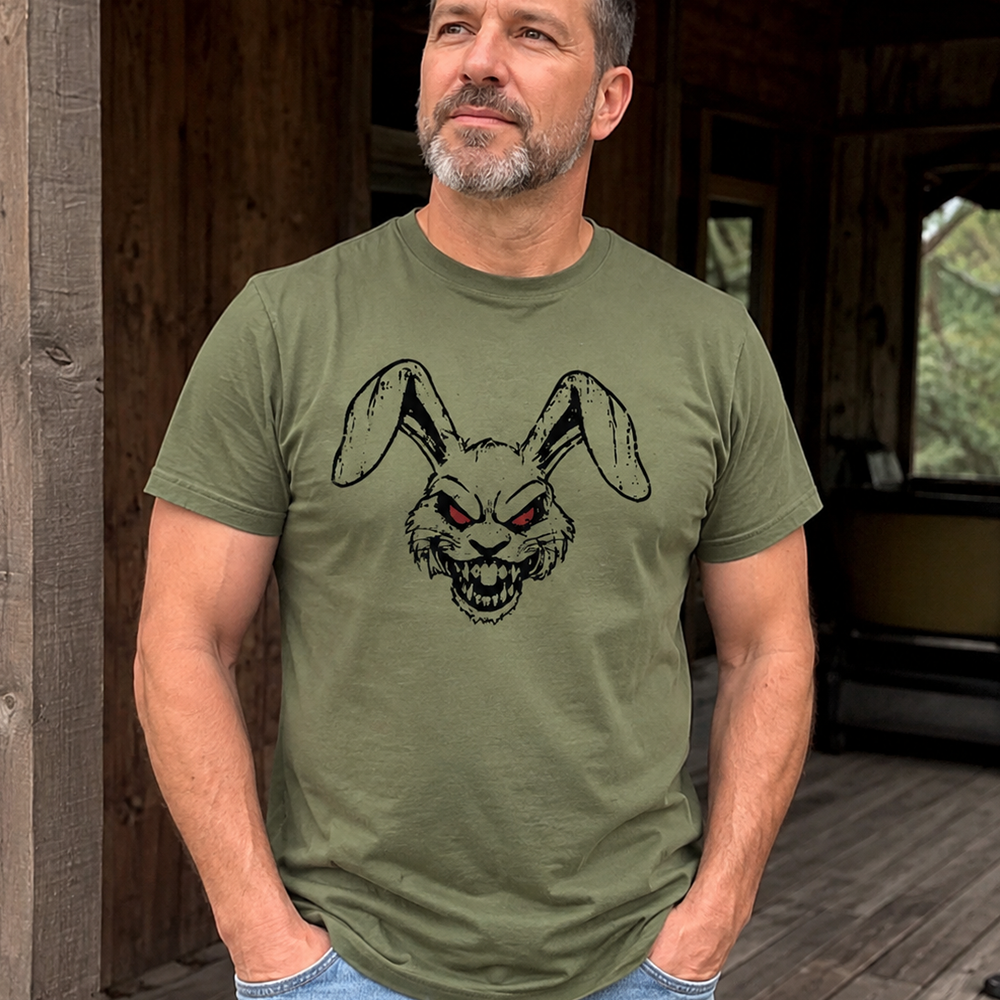 Fierce Rabbit Cotton T-Shirt