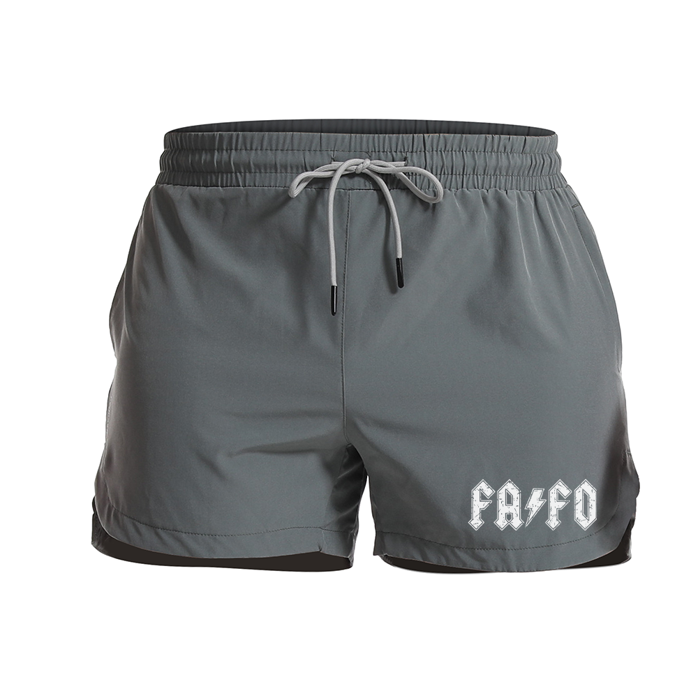 Men's Quick Dry FAFO Graphic Shorts