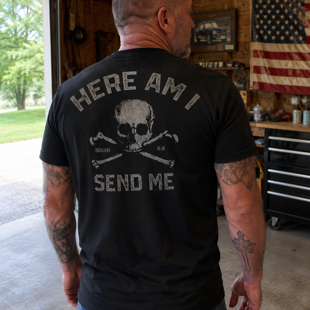 Here Am I Send Me Cotton T-Shirt