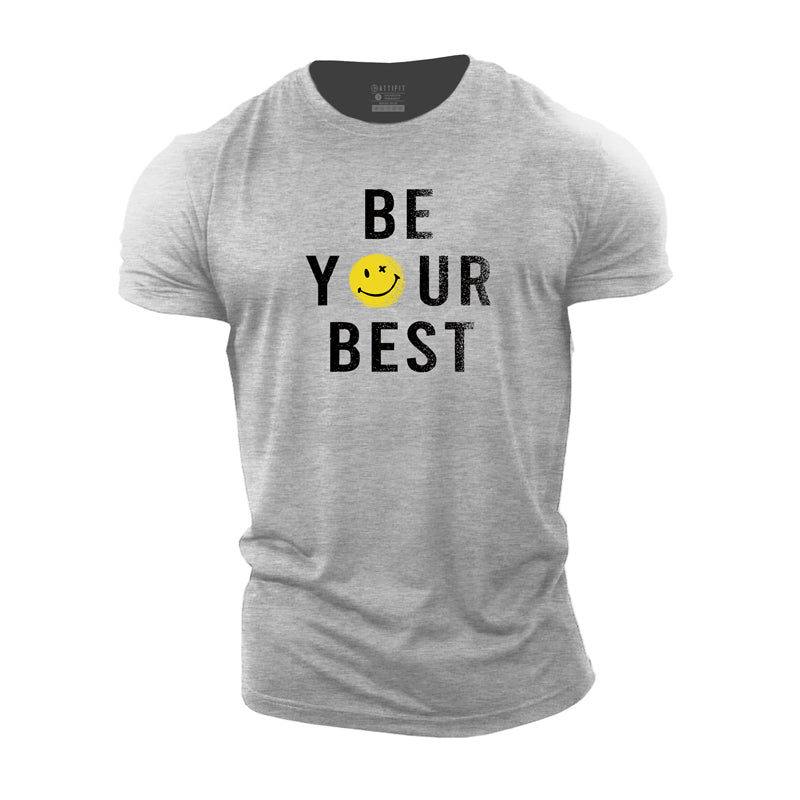 Be Your Best Print Men's Workout T-shirts
