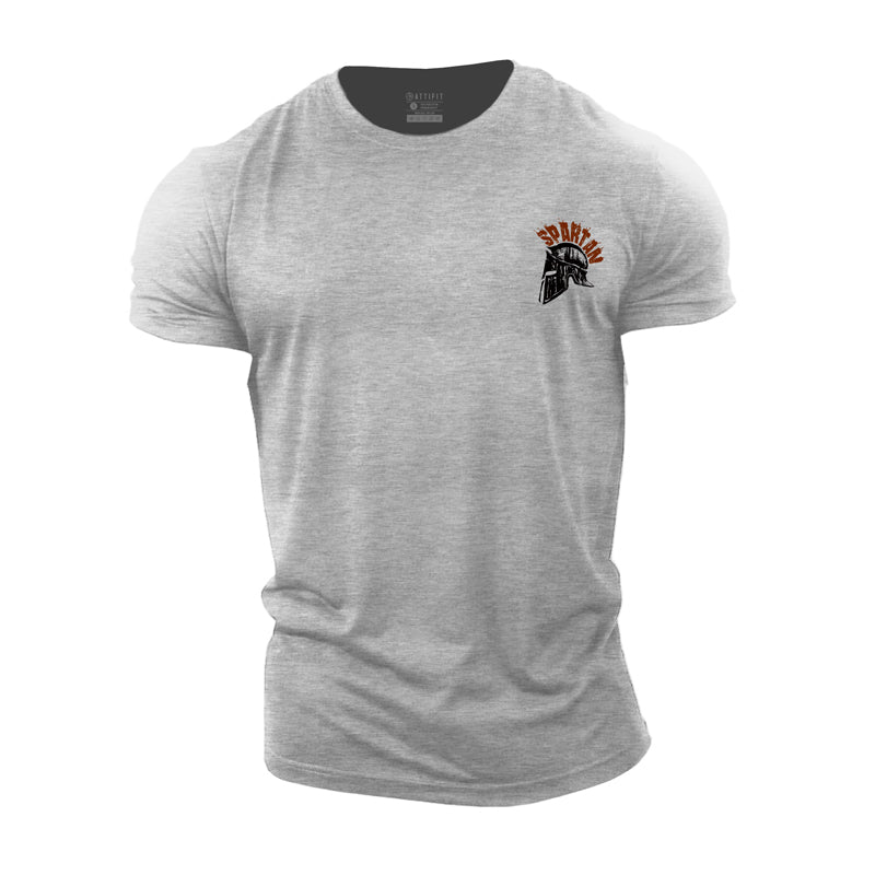 Cotton Spartan Print Men's T-shirts