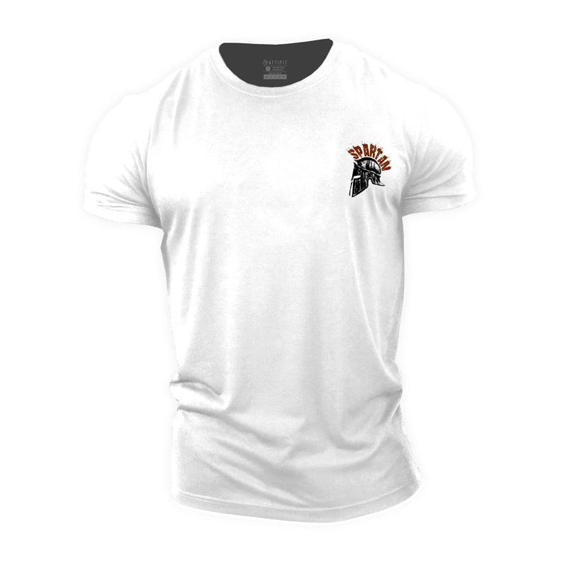 Cotton Spartan Print Men's T-shirts