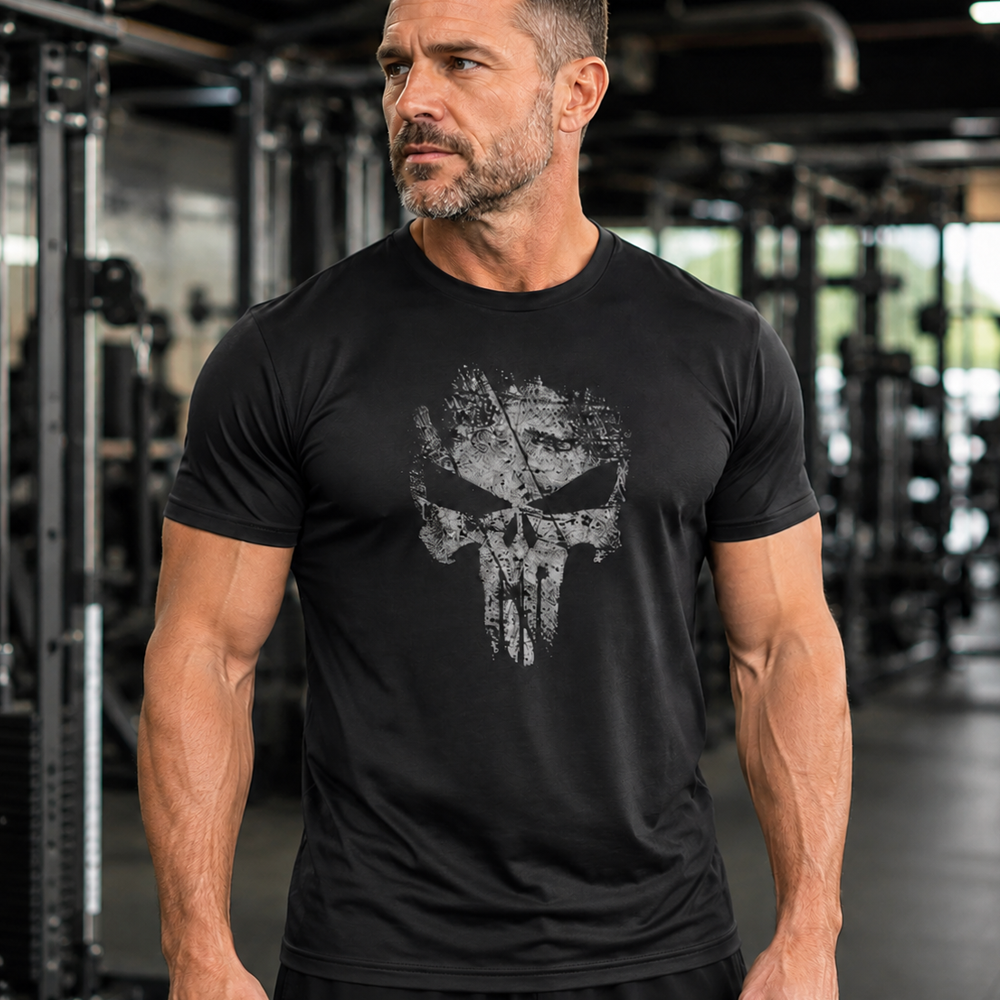 Skull Quick-Dry T-Shirt