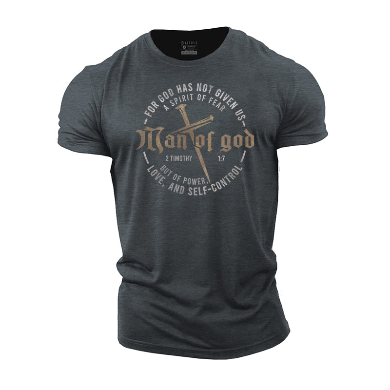 Man Of God Cotton T-Shirts