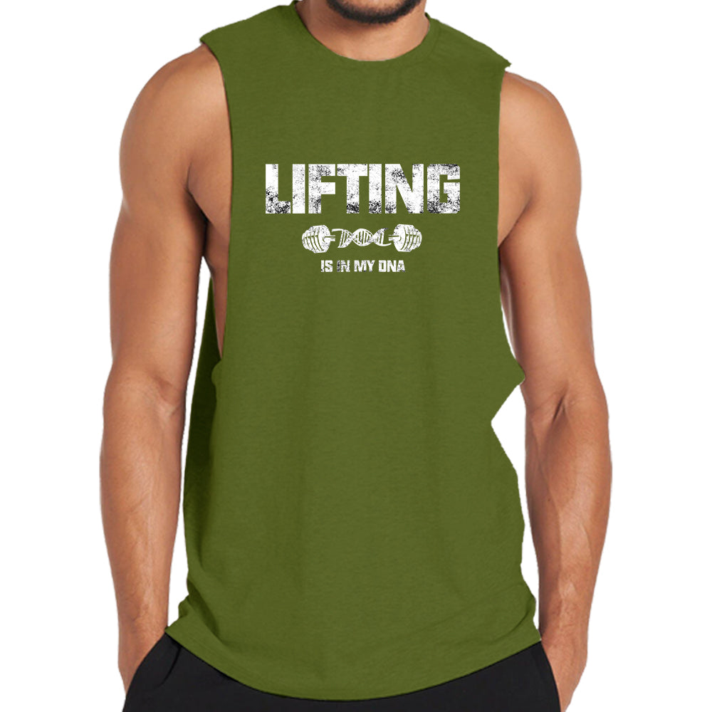 Lifting Is My DNA Graphic Tank Top