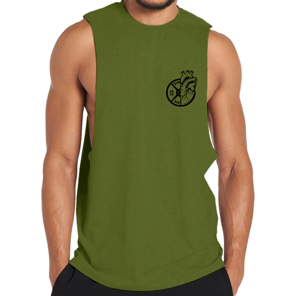 Fitness Heart Graphic Tank Top