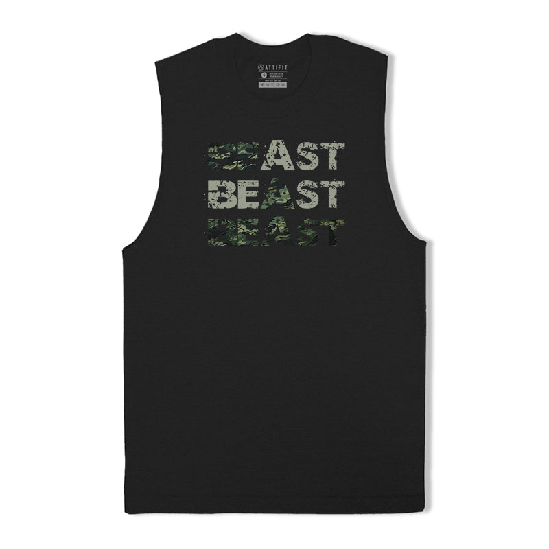 Be A Beast Graphic Tank Top