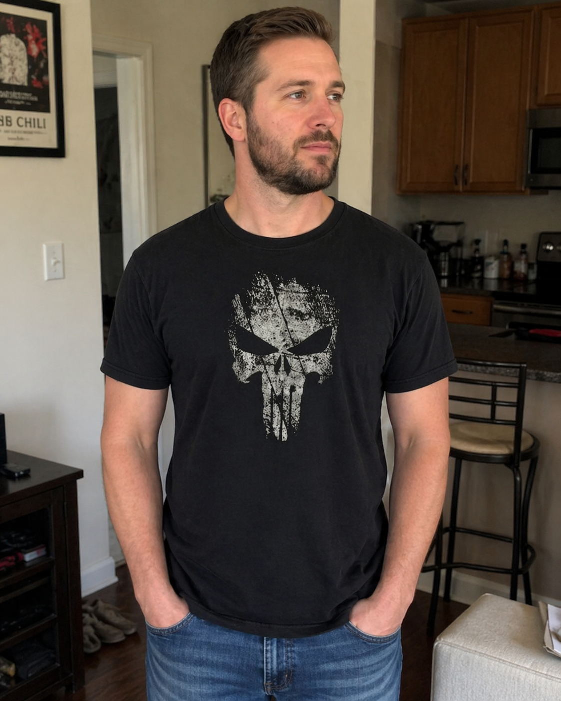 Skull Cotton T-Shirt