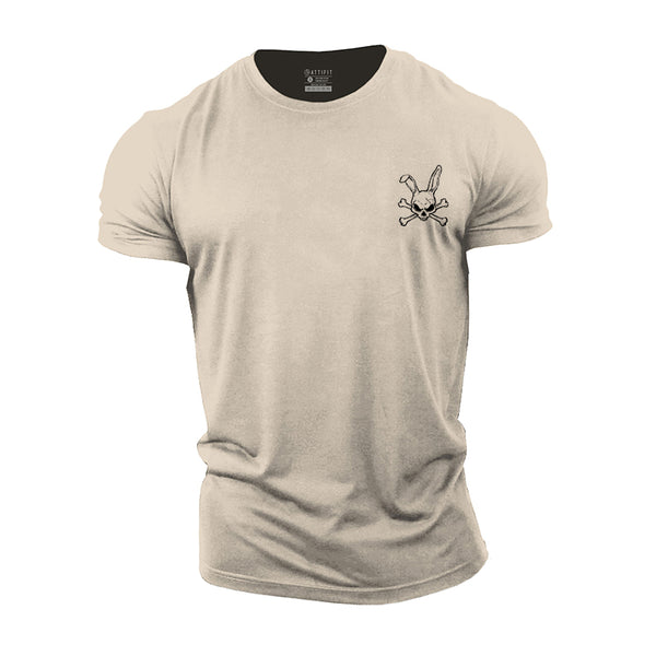 Rock Rabbit Stitching Mesh T-Shirt & Camisole Set main image 0