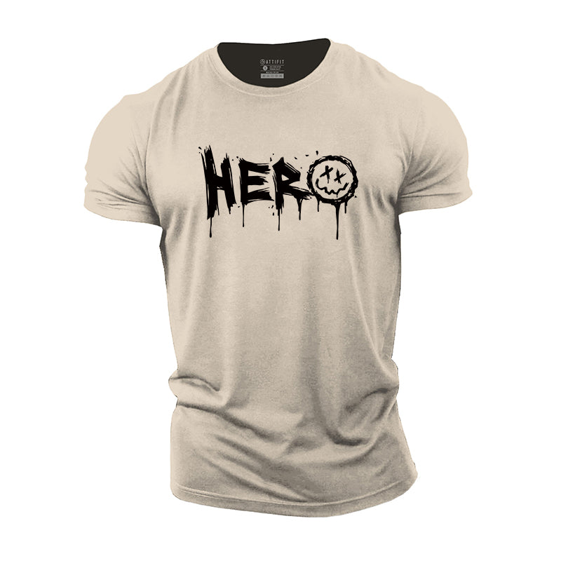 Hero Graphic Men's Fitness T-shirts