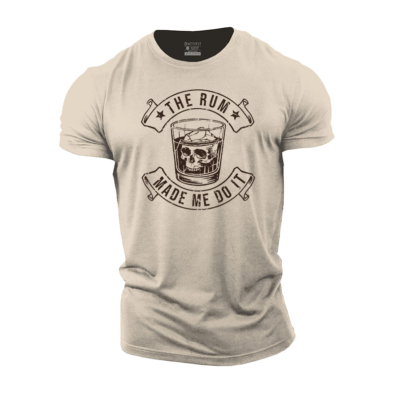 The Rum Graphic Men's Cotton T-Shirts