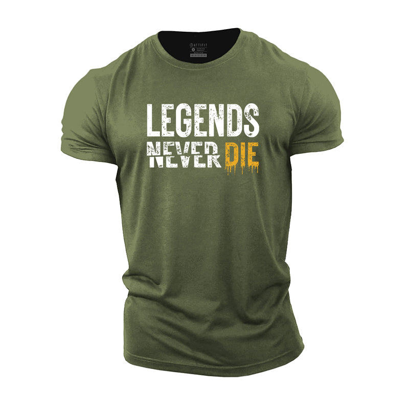 Legends Never Die Cotton T-shirts