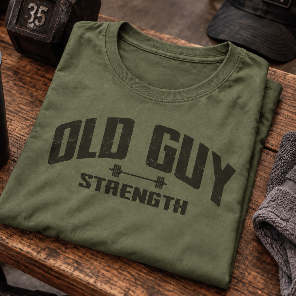Old Guy Strength Cotton T-Shirt