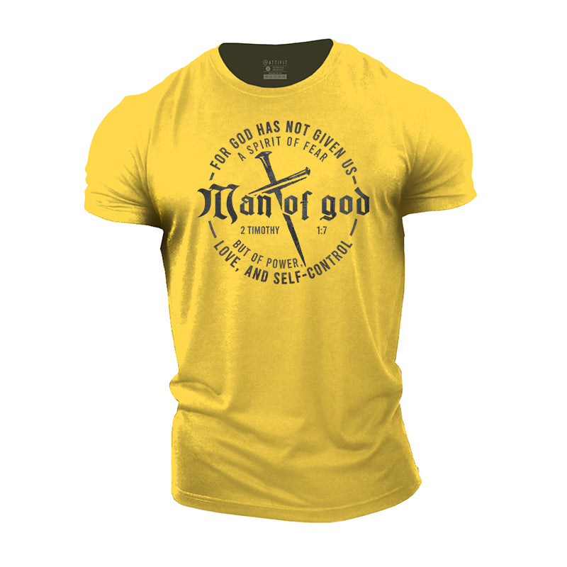 Man Of God Cotton T-Shirts