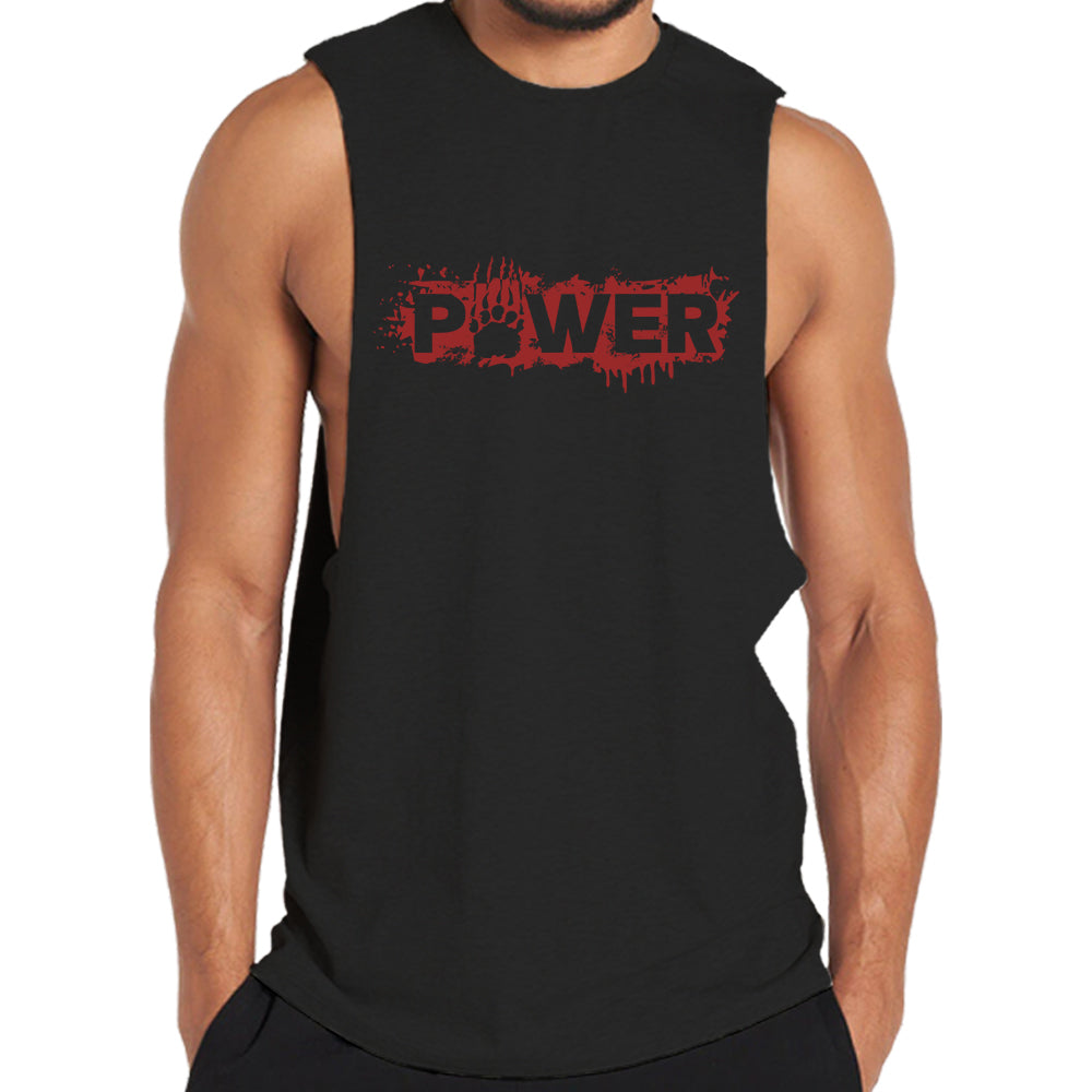 Cotton Power Graphic Tank Top