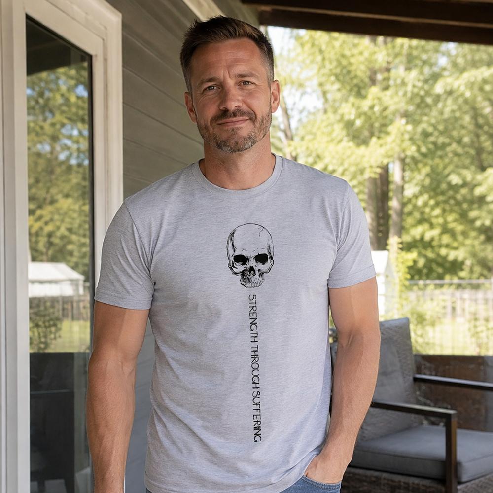 Skull Strength Cotton T-Shirt