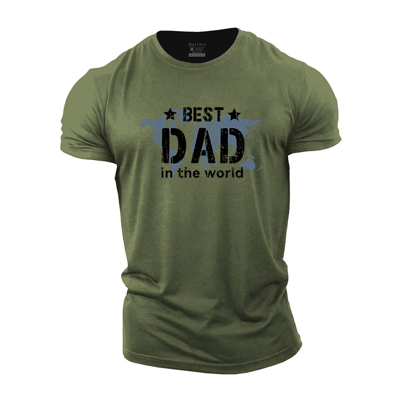 Best Dad Men's Fitness T-shirts