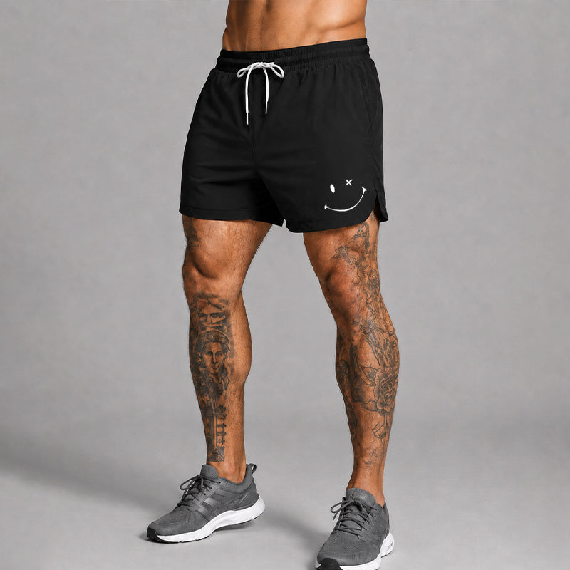 Smiling Face 5-Inch Quick-Dry Shorts