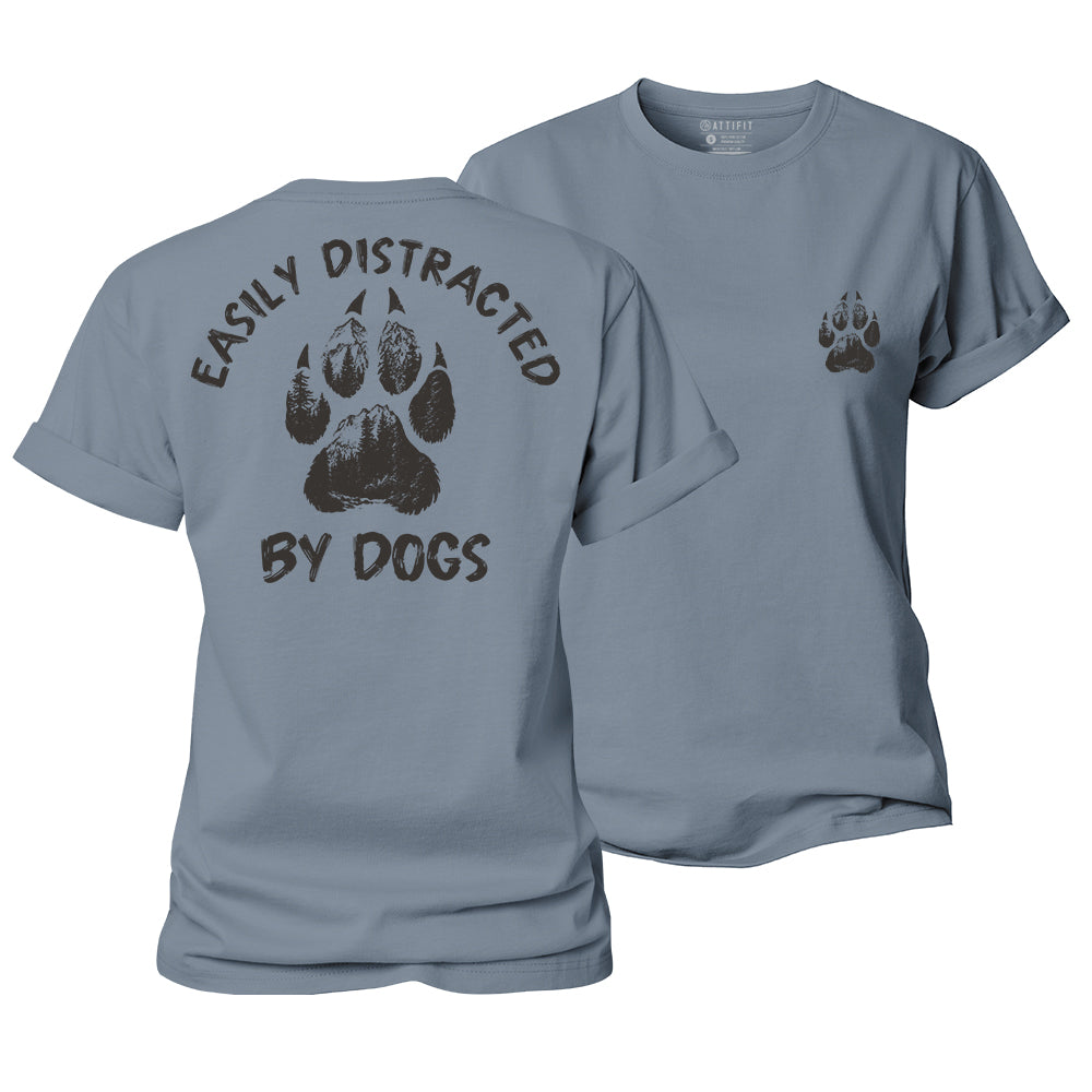 Easily Distracted by Dogs Women's Cotton T-Shirt
