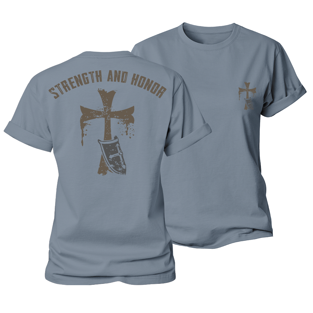 Strength and Honor Women's Cotton T-Shirt