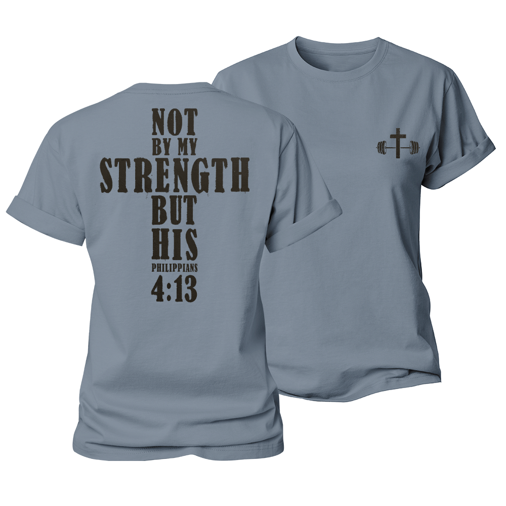 Not by My Strength but His Women's Cotton T-Shirt