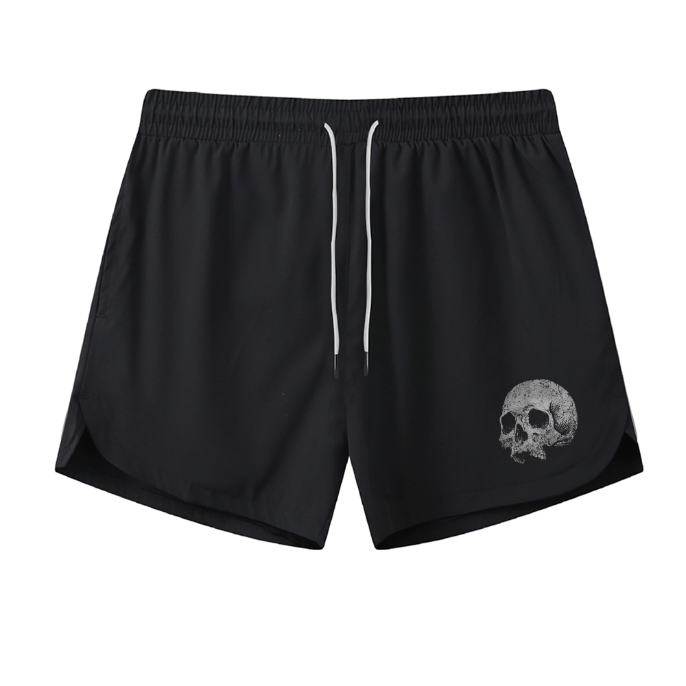 Comfort Kills Skull Athletic Quick-Dry Shorts