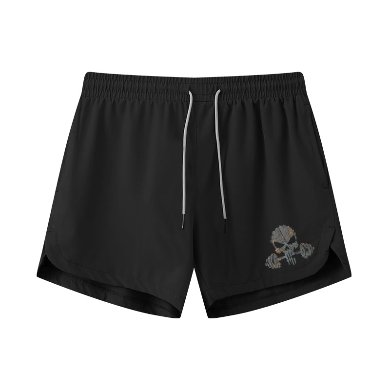 Skull Gym 5-Inch Quick-Dry Shorts