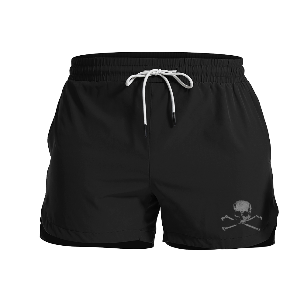 Skull Bones 5-Inch Quick-Dry Shorts