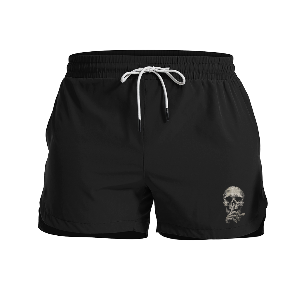 Skull 5-Inch Quick-Dry Shorts