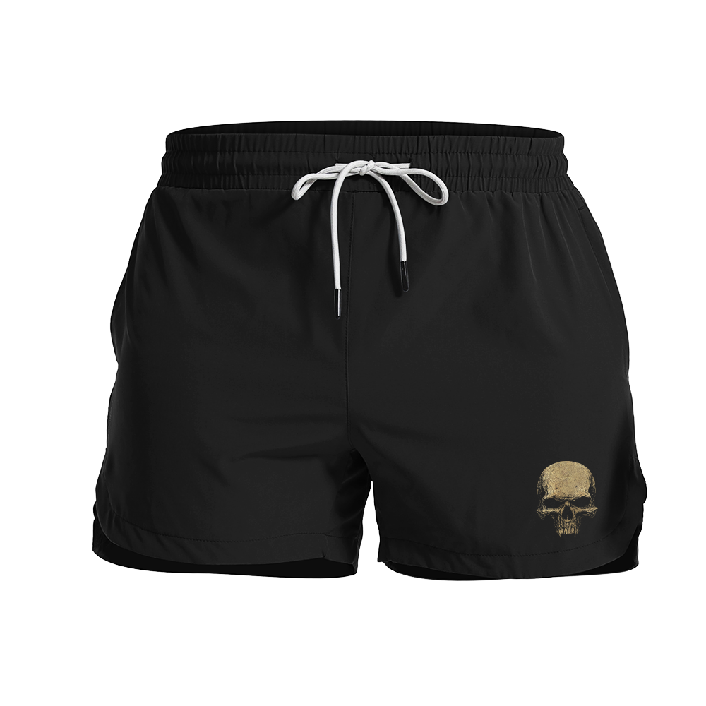 Golden Skeleton 5-Inch Quick-Dry Shorts