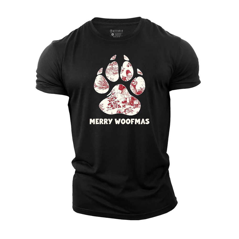 Merry Woofmas Cotton T-Shirt