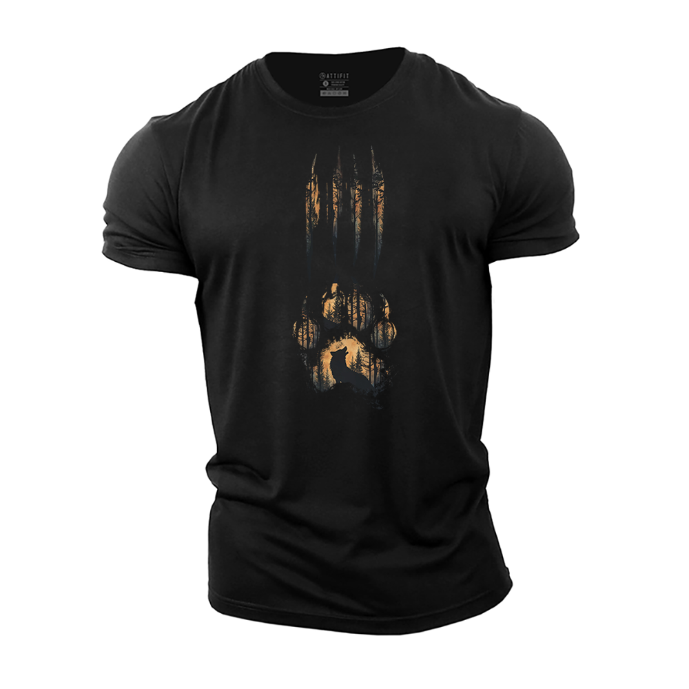 Wolf Claw Landscape Cotton T-Shirt