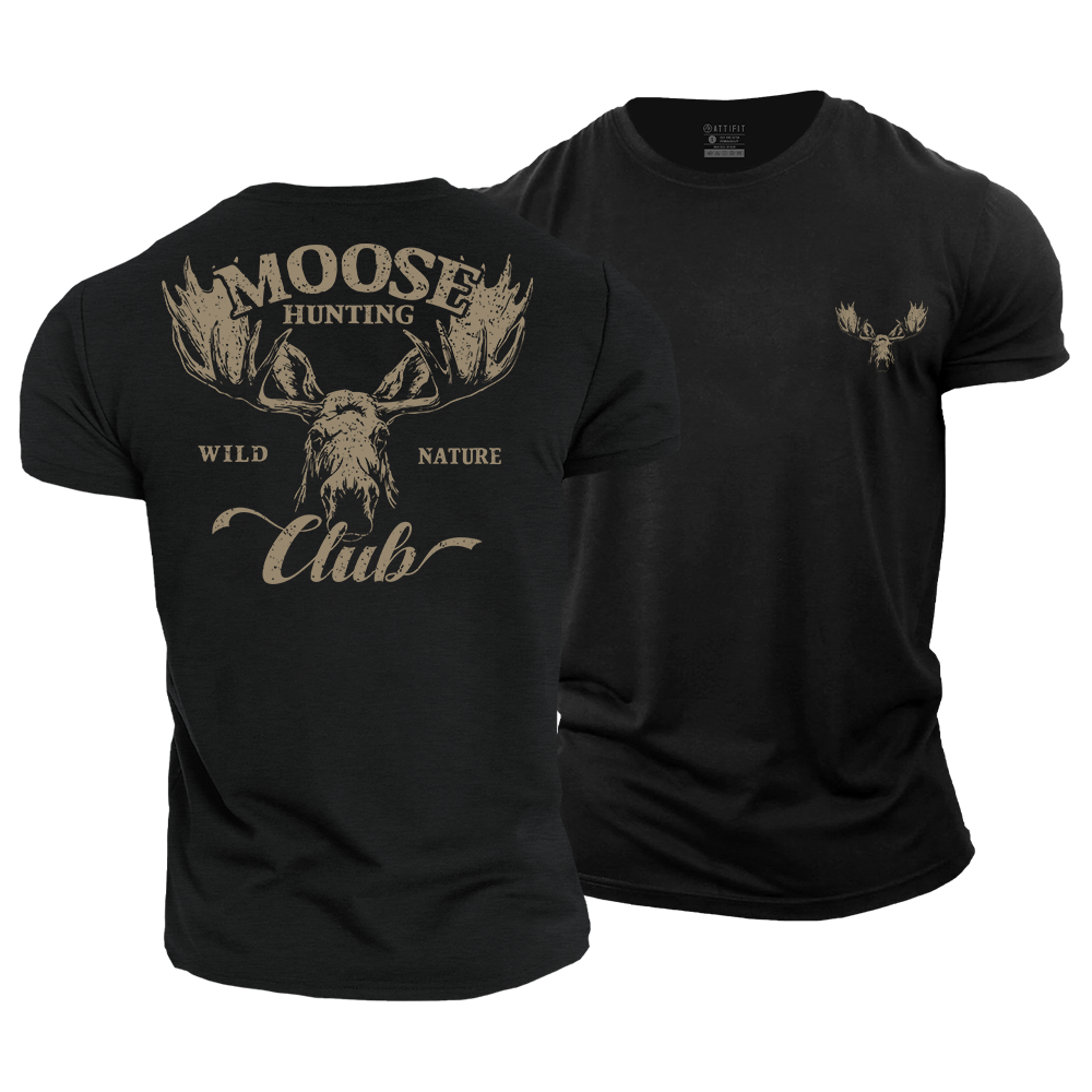 Moose Hunting Club Cotton T-Shirt