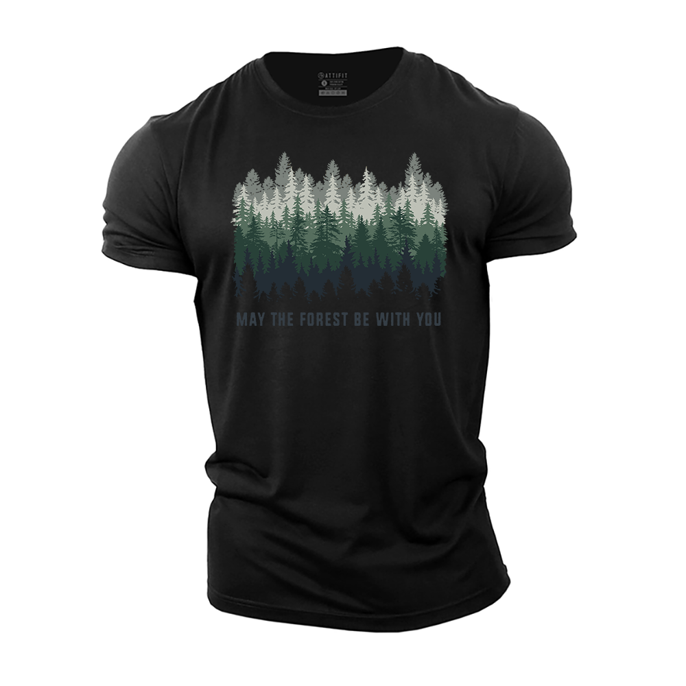 May the Forest Be with You Cotton T-Shirt
