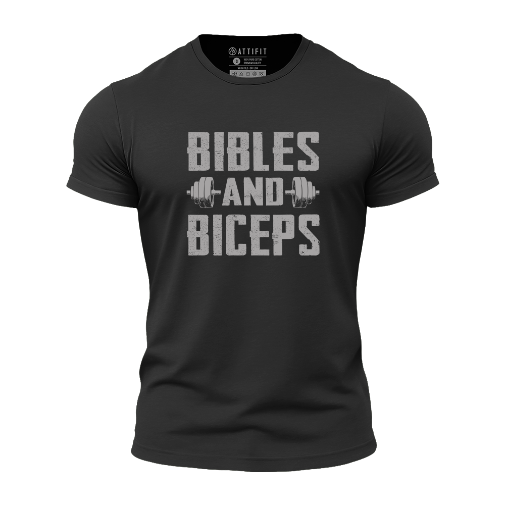 Bibles and Biceps Quick-Dry T-Shirt