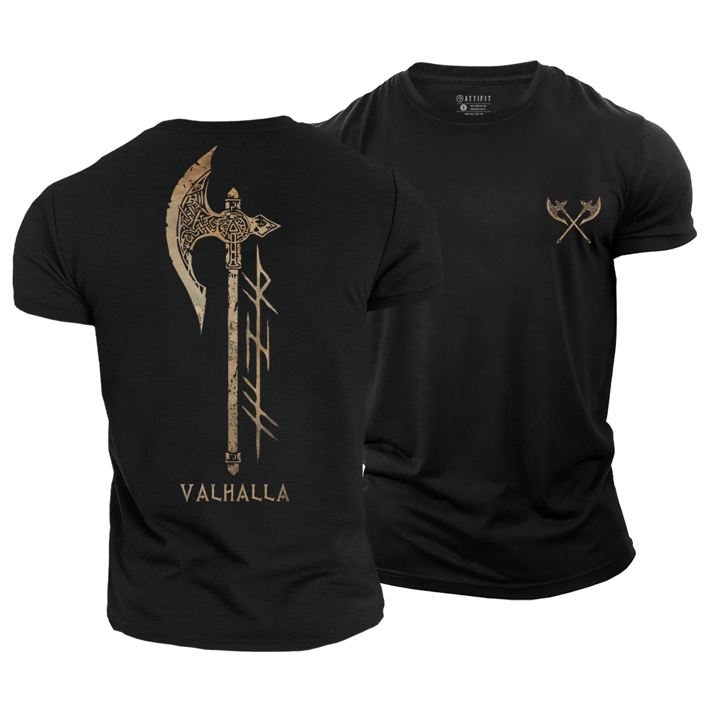 T-shirts graphiques Viking en coton